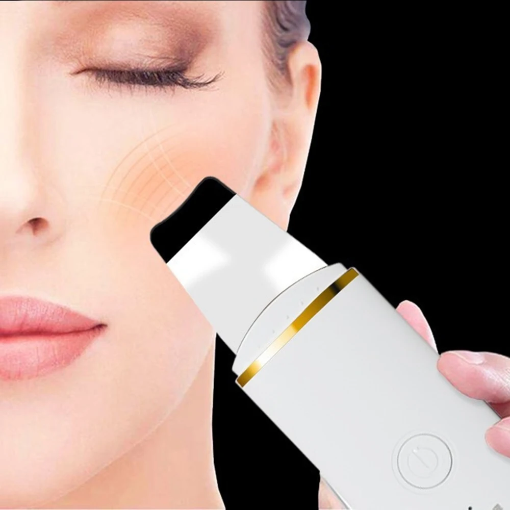 

Ultrasonic Cleaner Deep Cleaner Exfoliating Scraper Facial Pore Cleaner Facial Skin Scrub Boost Beauty