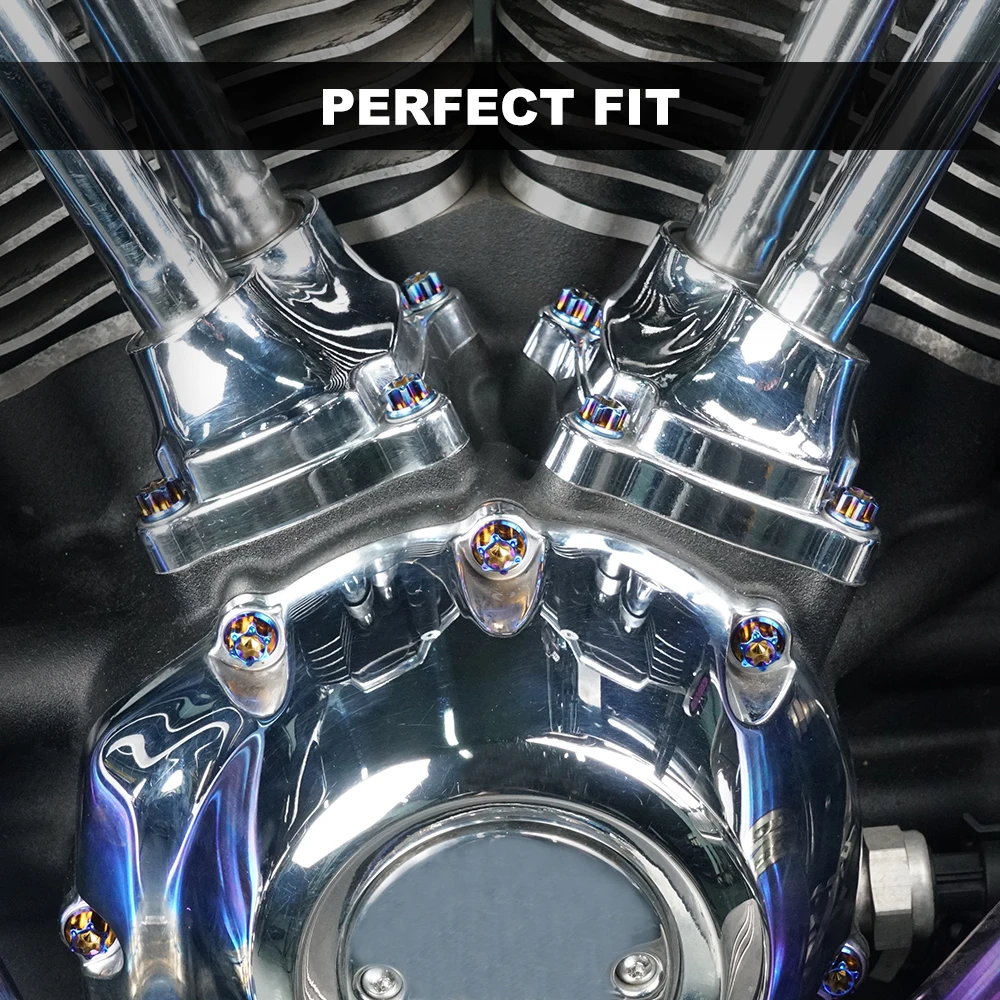 Винты для фотоаппарата из титанового сплава Harley Davidson 18-22 Softail Touring Fat Bob Boy CVO Road Glide