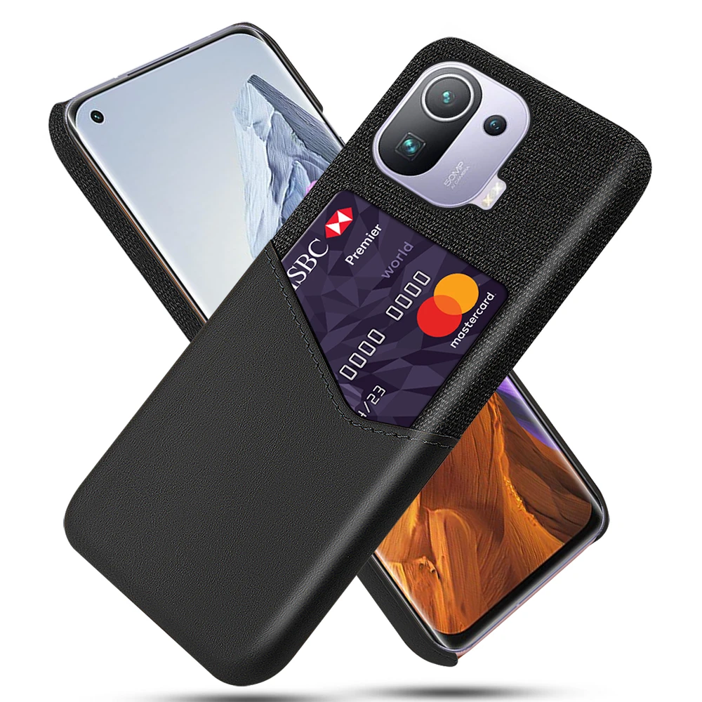 

Business Case For Xiaomi Mi 11 Pro Ultra 11i Luxury PU Leather Card Slot Cover For Xiomi Mi 10 S 9 T CC9 Pro Note 10 Lite Funda