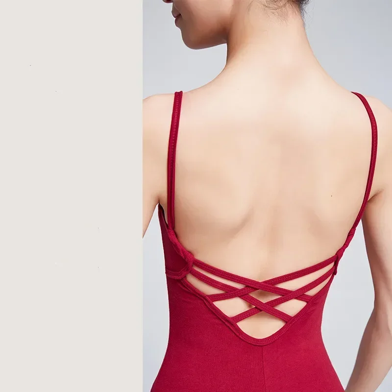 Cosbao балетные трико для женщин и взрослых камзол без рукавов гимнастический