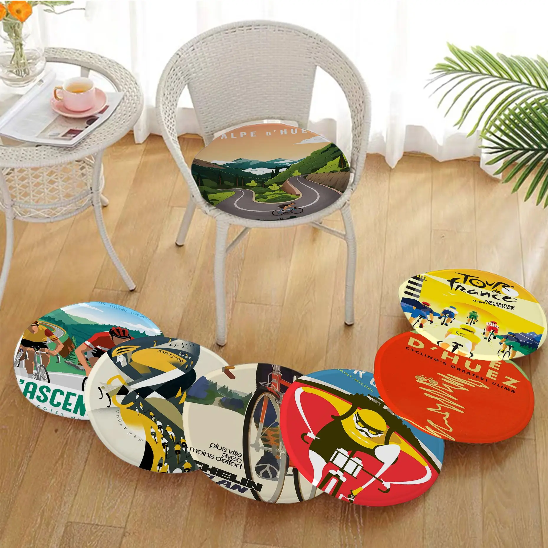

Alpe Mountain Bicycle Bike Chair Mat Soft Pad Seat Cushion For Dining Patio Home Office Indoor Outdoor Garden Chair Mat Pad