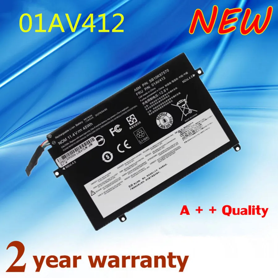 01AV411 01AV412 01AV413 SB10K97568 SB10K97569 SB10K97570 Аккумулятор для ноутбука Lenovo ThinkPad E470 E470C E475 Series