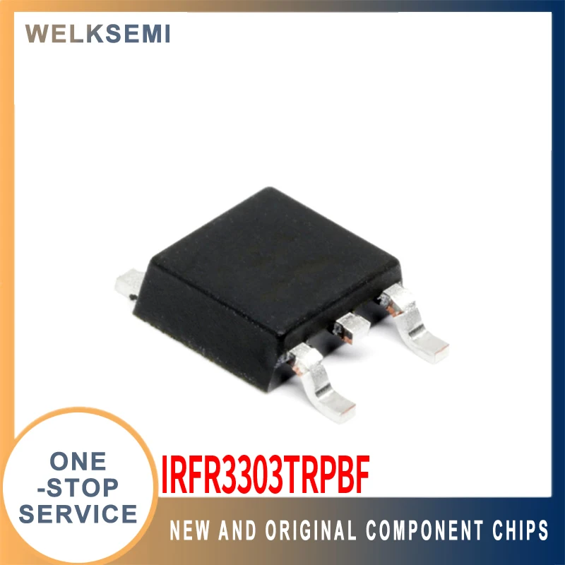 

ТРАНЗИСТОР полевого эффекта IRFR3303TRPBF DPAK (MOSFET), новый оригинальный подлинный универсальный заказ