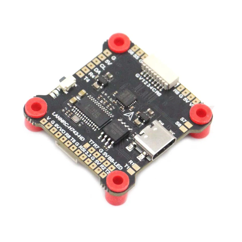 Контроллер полета LANRC для РУ дронов 60 А 4 в 1 ESC Stack шаг 30 5 отверстий прямое