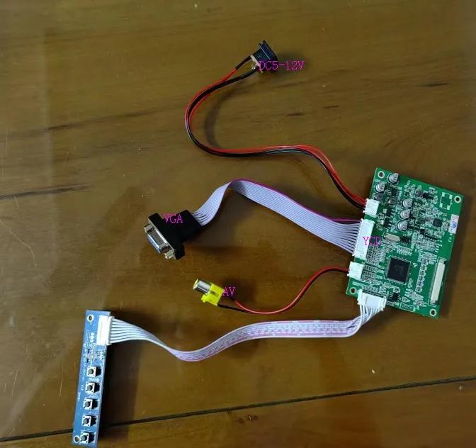 5-дюймовая плата драйвера VGA 640x48 0/AT050TN22 V.1 AV