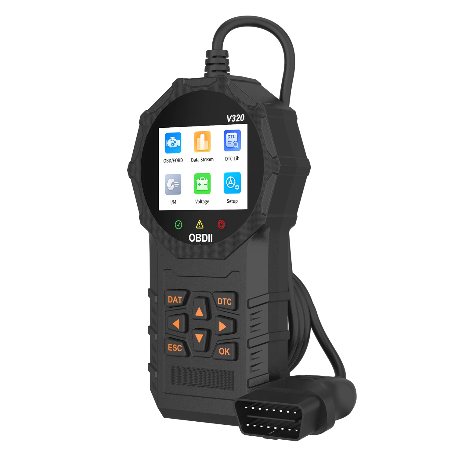 Универсальный черный сканер OBD2 V320 диагностическая автоматическая проверка