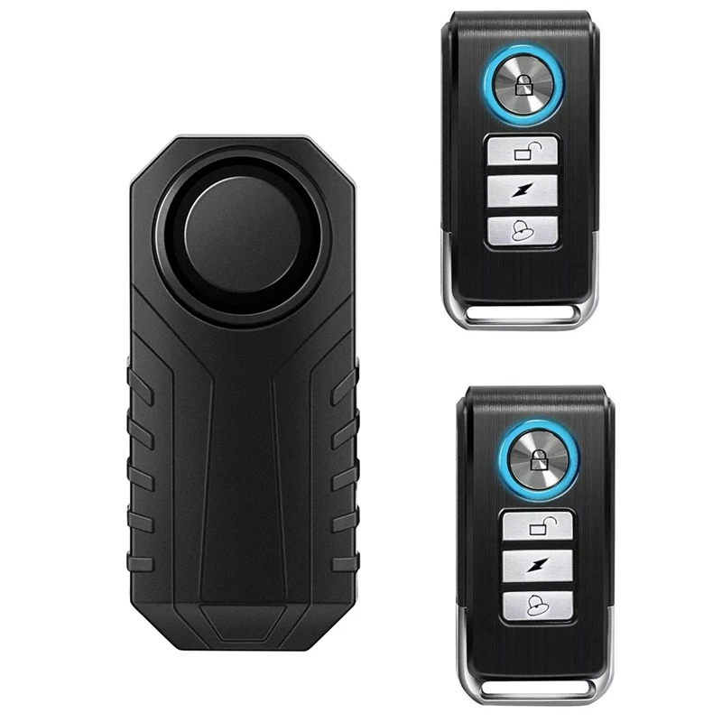 

Bicycle Alarm Waterproof Remote Control Electric Car Security Anti Lost Reminder Vibration Warning Alarm Sensor