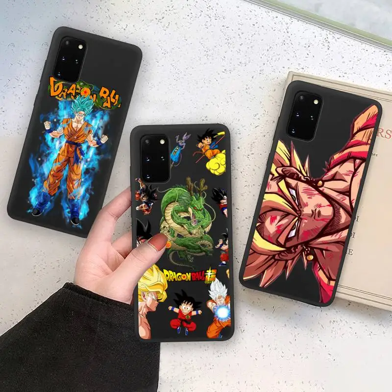 

Hot Anime Dragon Ball Son Goku Phone Case Soft For Samsung Galaxy Note20 ultra 7 8 9 10 Plus lite M21 M31S M30S M51 Cover