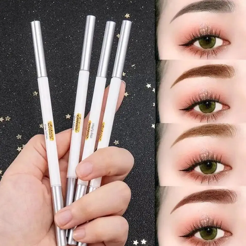 

Super Slim Eyebrow Pencil Dual Ended With Eyebrow Brush Brown Long Waterproof Ultra Black Daily Cosmetic Fine Lasting Makeu C3R1