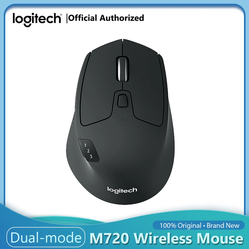 

Мышь Logitech M720 Беспроводная игровая, 2,4 ГГц, Bluetooth, 1000DPI
