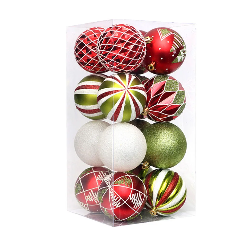 

Durable Bridal Showers Christmas Ornaments Decoration Hanging Balls Decoration Set Plastic Hanging Decorations