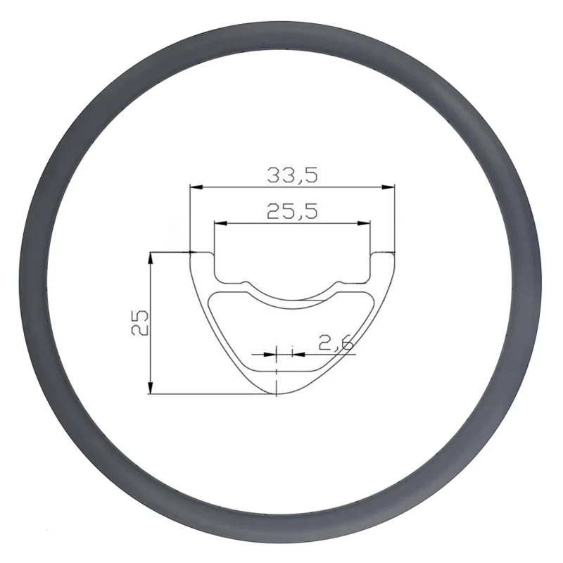 LIENGU 340 г 29er 33 5 мм асимметричный карбоновый велосипедный обод MTB XC AM глубина 25