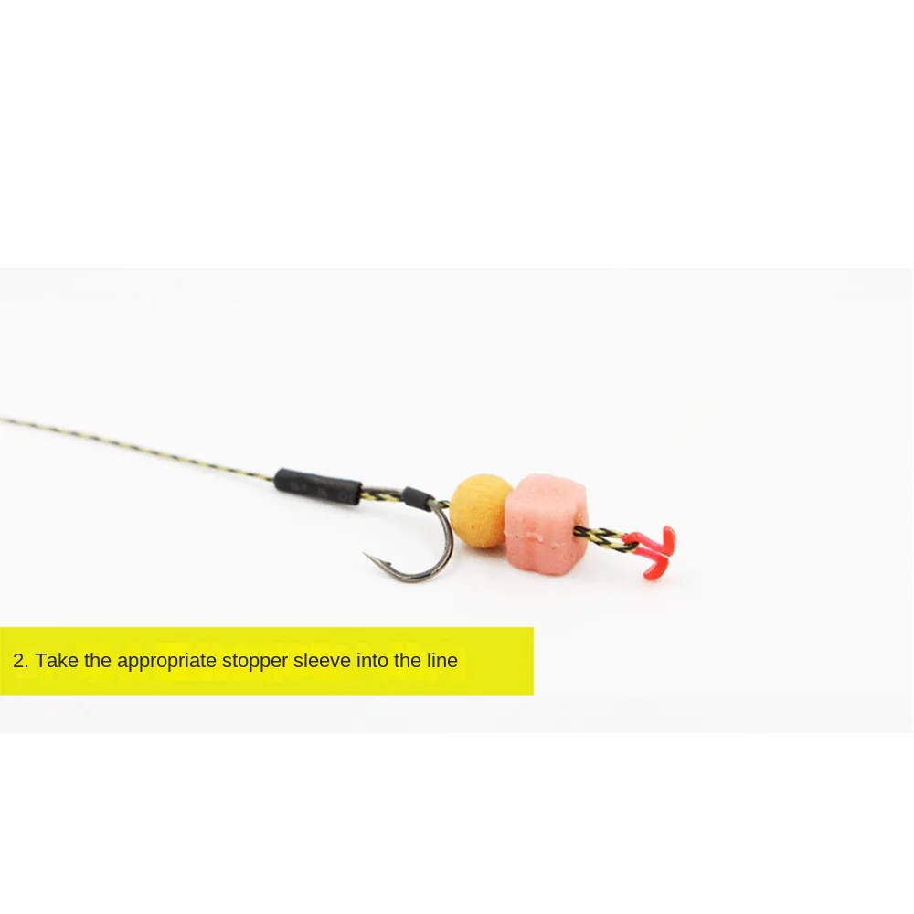 Ronnie Rig Hook Stops Beads V Stop Carp Hair Rigs Fishing Chod fishing TPR Pop UP Boilies Спорт на открытом воздухе