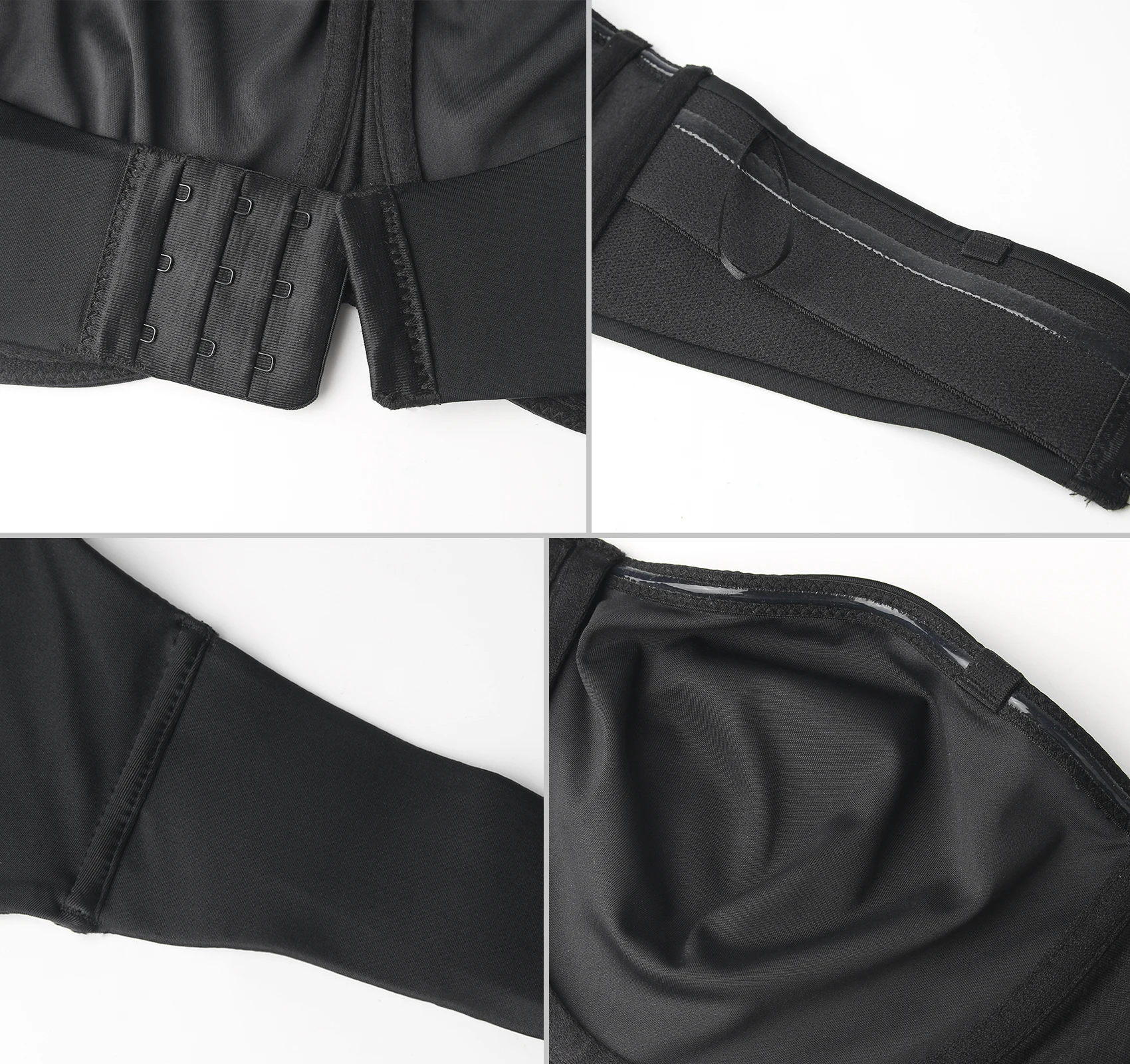 Strapless Bra Women Minimizer Push Up Tube Top Support Anti-slip Seamless Brassiere Plus Size Bralette Underwire Underwear Femme