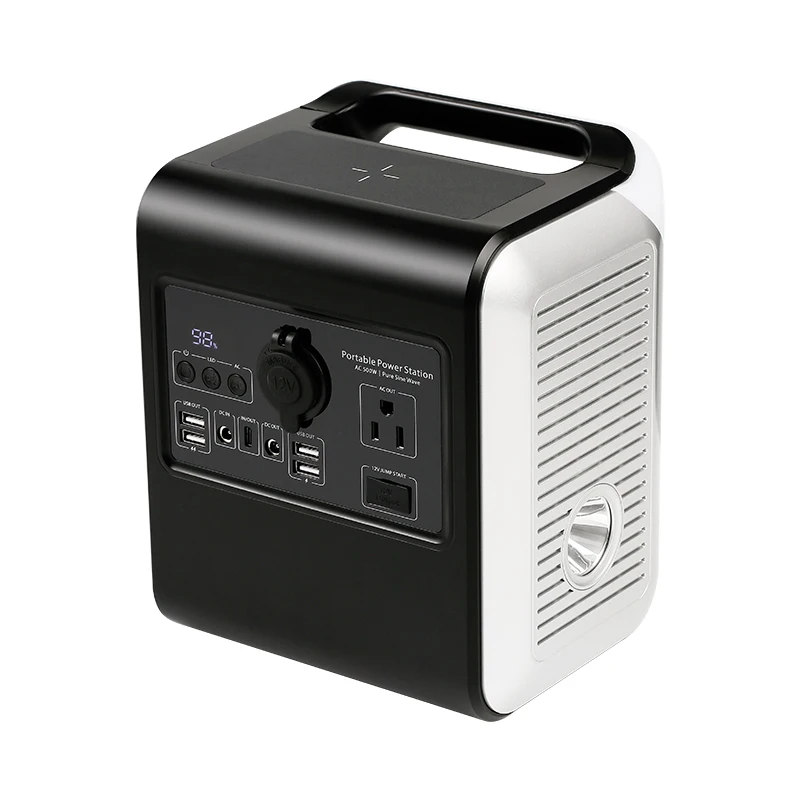 

New design Amazon best seller power bank station wireless power bank 110V 220V 150000mAh LED lighting SOS 500W power bank