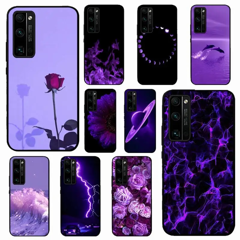 

Purple Aesthetic Phone Case for Huawei Honor 10 i 8X C 5A 20 9 10 30 lite pro Voew 10 20 V30