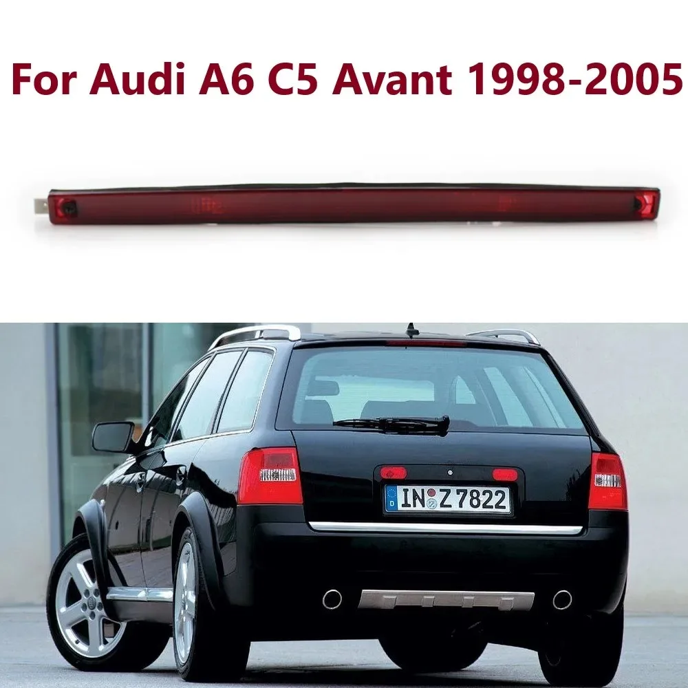 Фото Для Audi A6 Avant 1998-2005 4B9945097A: Светодиодный дополнительный стоп-сигнал, верхний стоп-фонарь, задний фонарь, сигнальная лампа №3