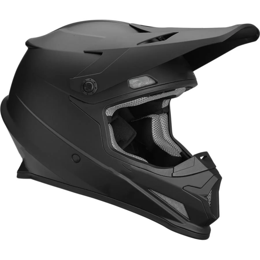 

New Sport Helmet Sector Solid Helmet (X-Small, Blackout)