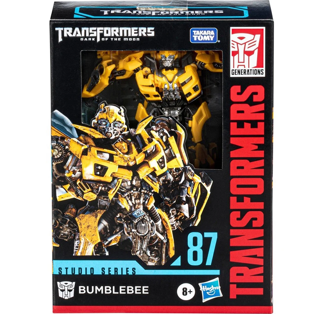 Трансформеры Hasbro Studio Series 87 Bumblebee Deluex Class 115 мм Коллекционная модель аниме экшн-Фигурки игрушки подарки
