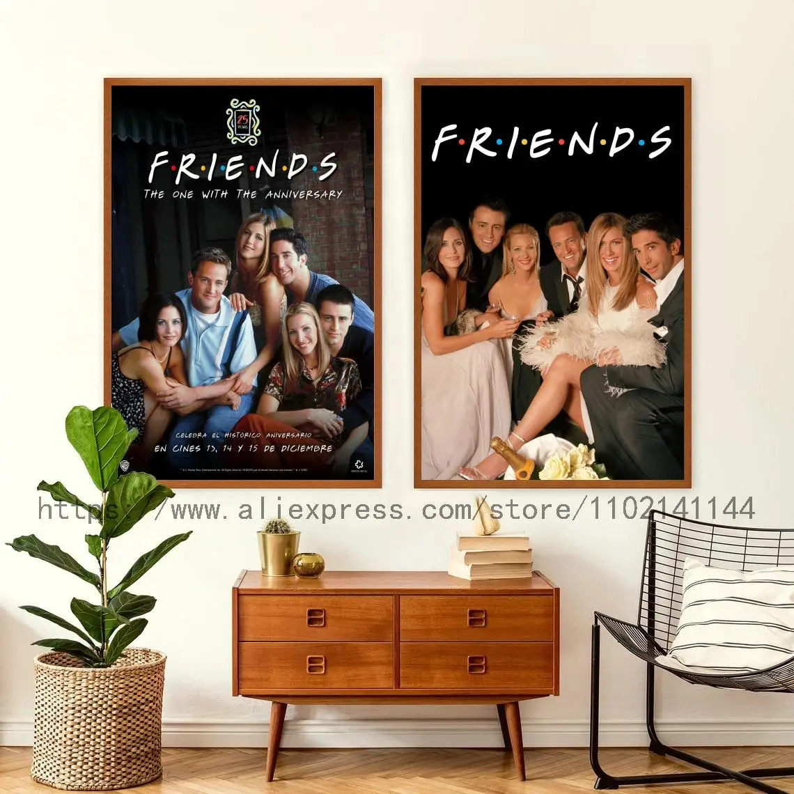 

Friends-Apartment Decoration Art Poster Wall Art Personalized Gift Modern Family bedroom Decor Canvas Posters