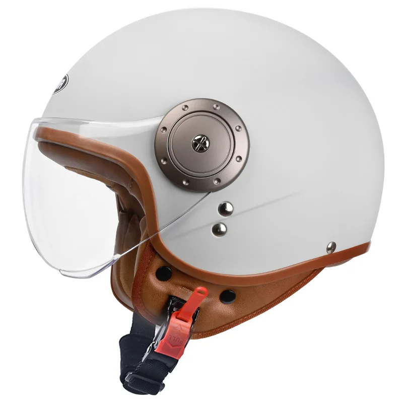 

Motorcycle helmet jet Vintage helmet Open face retro 3/4 half helmet