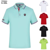 s 4xl new design summer mens polos shirts casual short sleeve mens sportswear lapel t shirt fashion polos hommes clothing tops