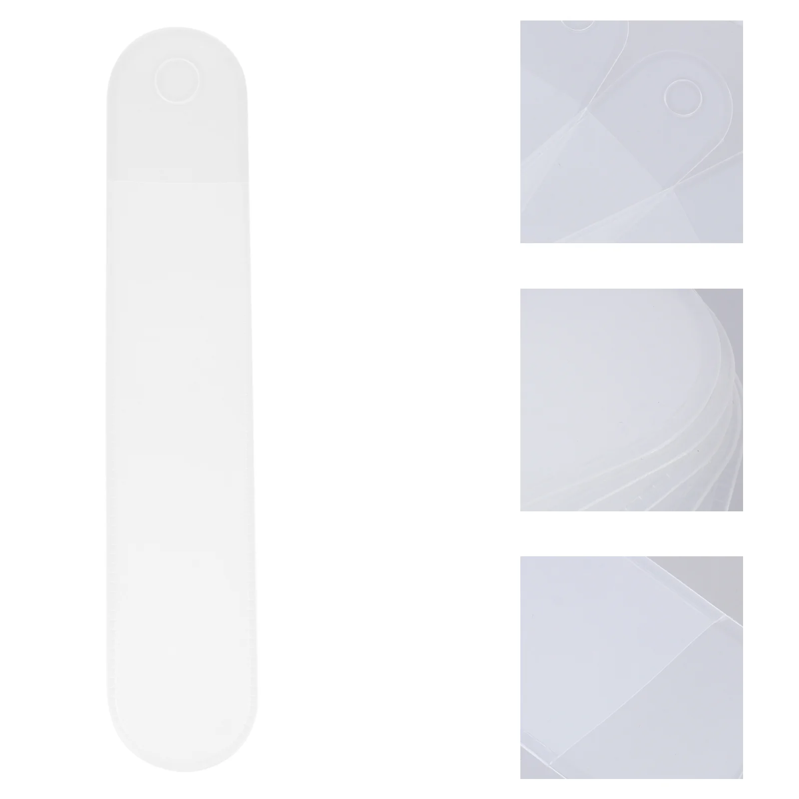 

Pencil Case Storage Container Protective Bags Plastic Holder Stationery Accessory Pouches Frosted Clear