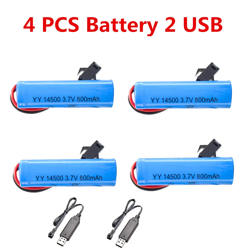 UJ99 радиоуправляемая Автомобильная батарея 3 7 в 800 мАч стандартный штекер/USB