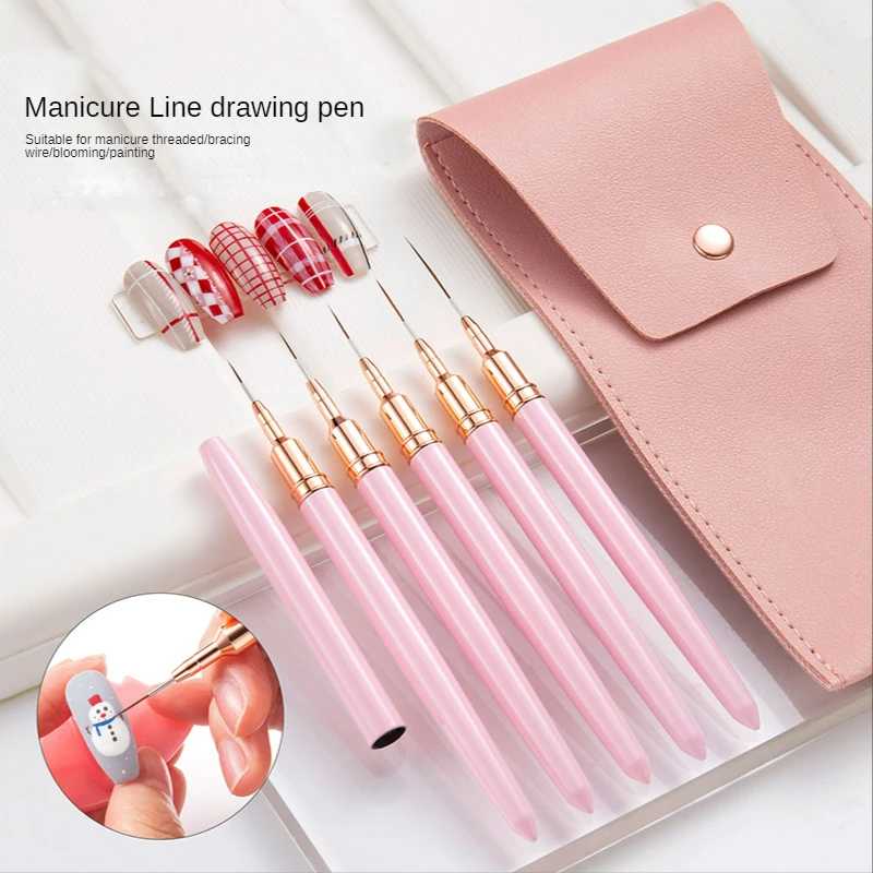 

Striping Tips Painting Art Art Brush Nail Stripe Liners Pen Nail Drawing Gel French Brushes Stripes Liner Line Brushes