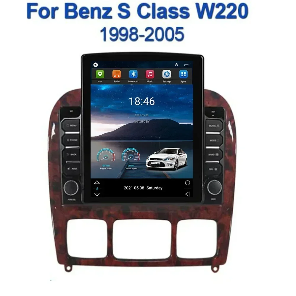 Android 13 Tesla автомобильный радиоприемник аудио мультимедийный плеер для Mercedes Benz S