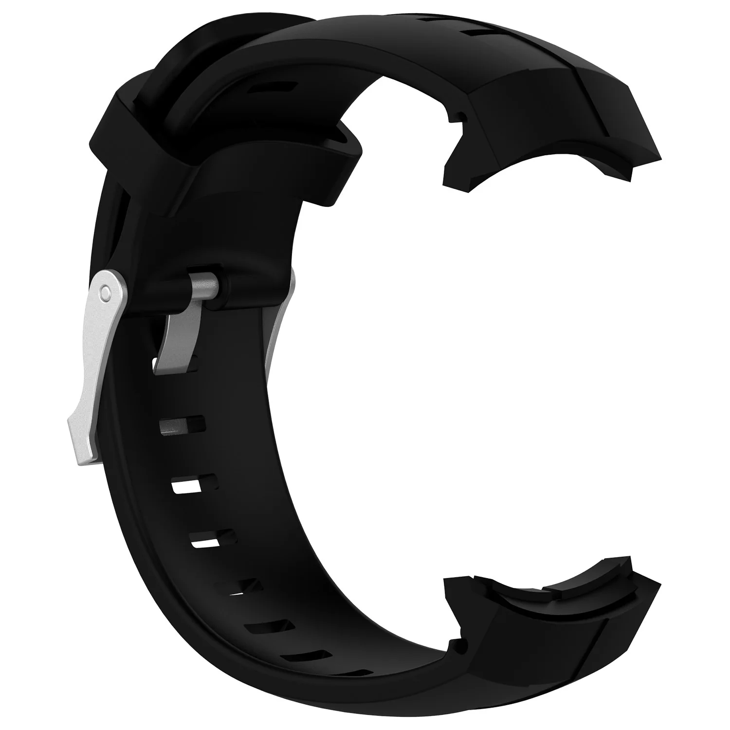 

Силиконовый ремешок для Suunto AMBIT3, вертикальный ремешок для спортивных часов Suunto Spartan, Черный Сменный ремешок для часов