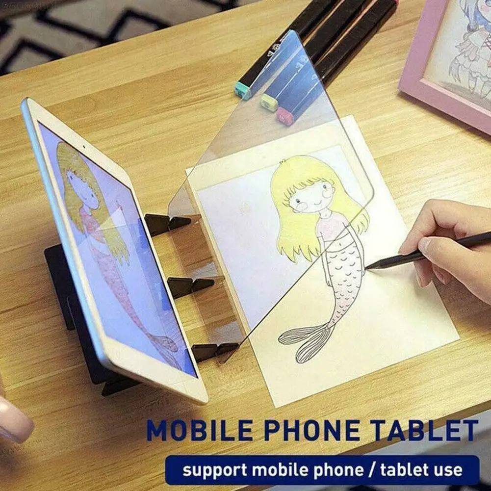 

1Pc Copy Board Sketch Tracing Artifact Optical Picture Drawing Sketching Reflection Projector For Beginner Tool Painting Bo R0W1