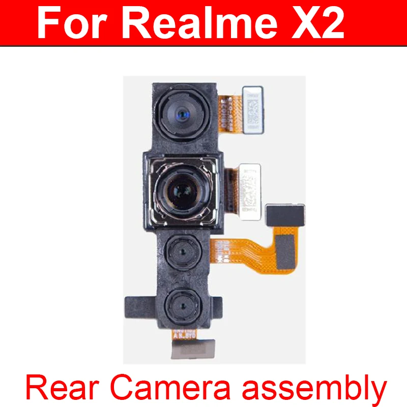 Передняя Задняя камера для Realme X2 маленькая Основная разъем модуля гибкий кабель