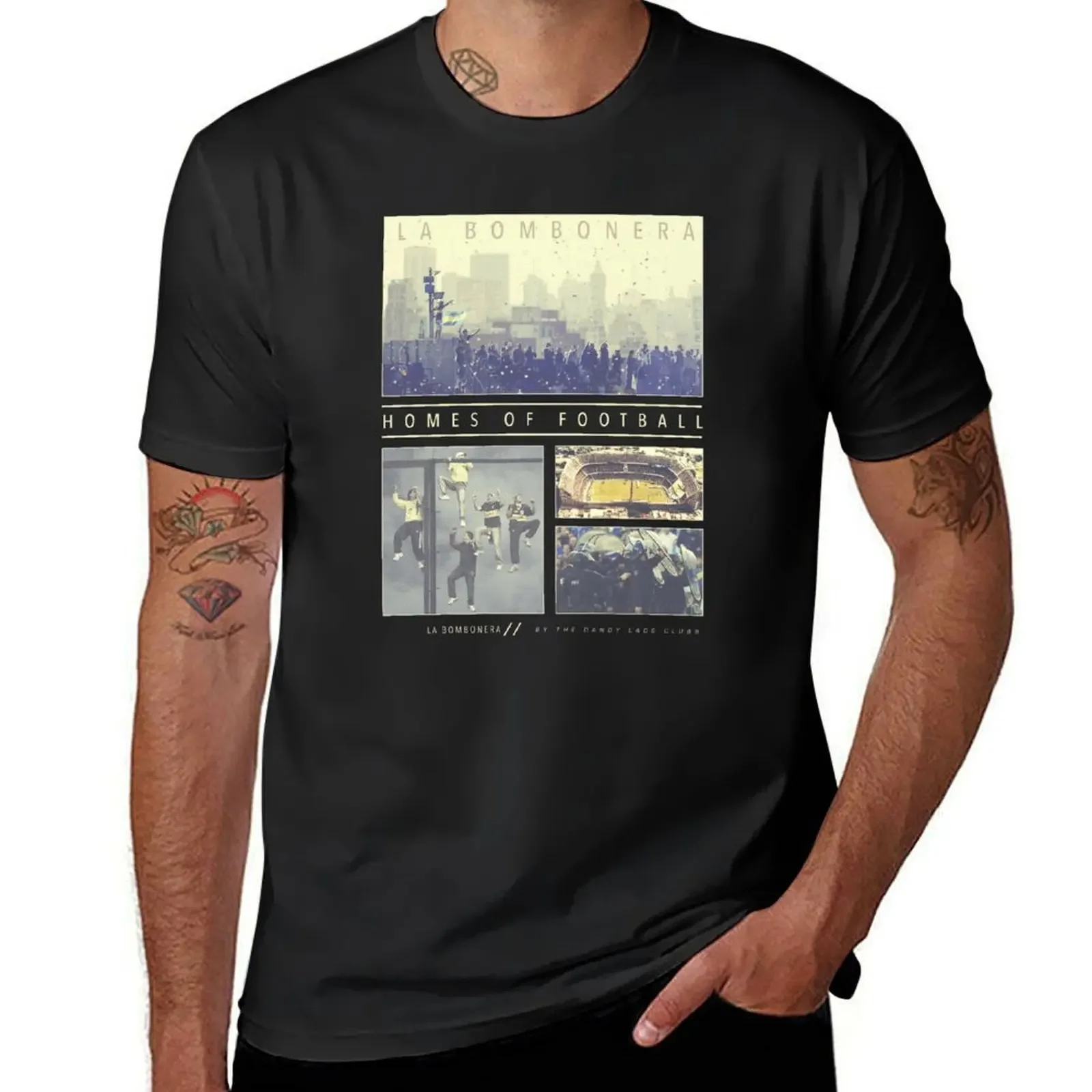Футболка Homes Of Football La Bombonera мужская футболка летняя рубашка мешковатые рубашки