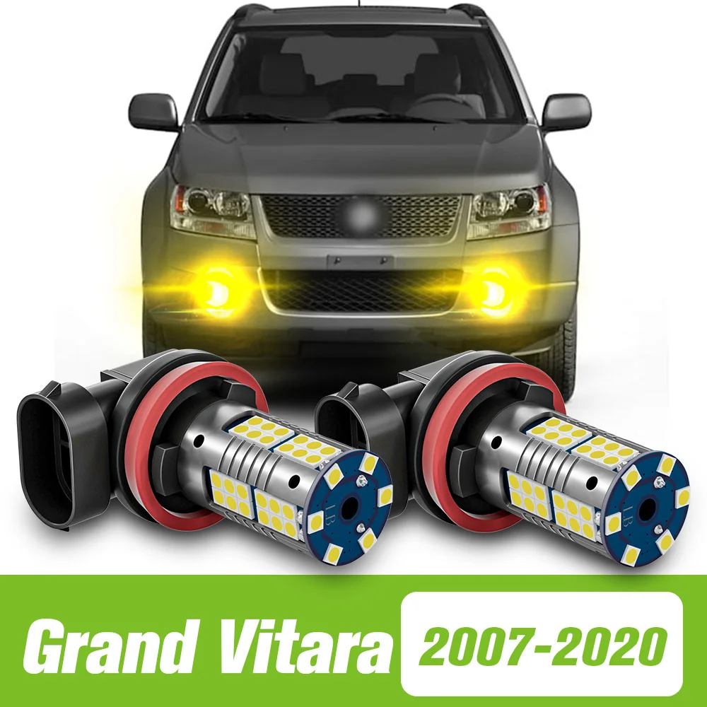 

Светодиодные противотуманные фары для Suzuki Grand Vitara 2007-2020, аксессуары для Suzuki Grand Vitara 2008-2009, 2010, 2011, 2012, 2013, 2014, 2016, 2017, 2018, 2019, 2 шт.