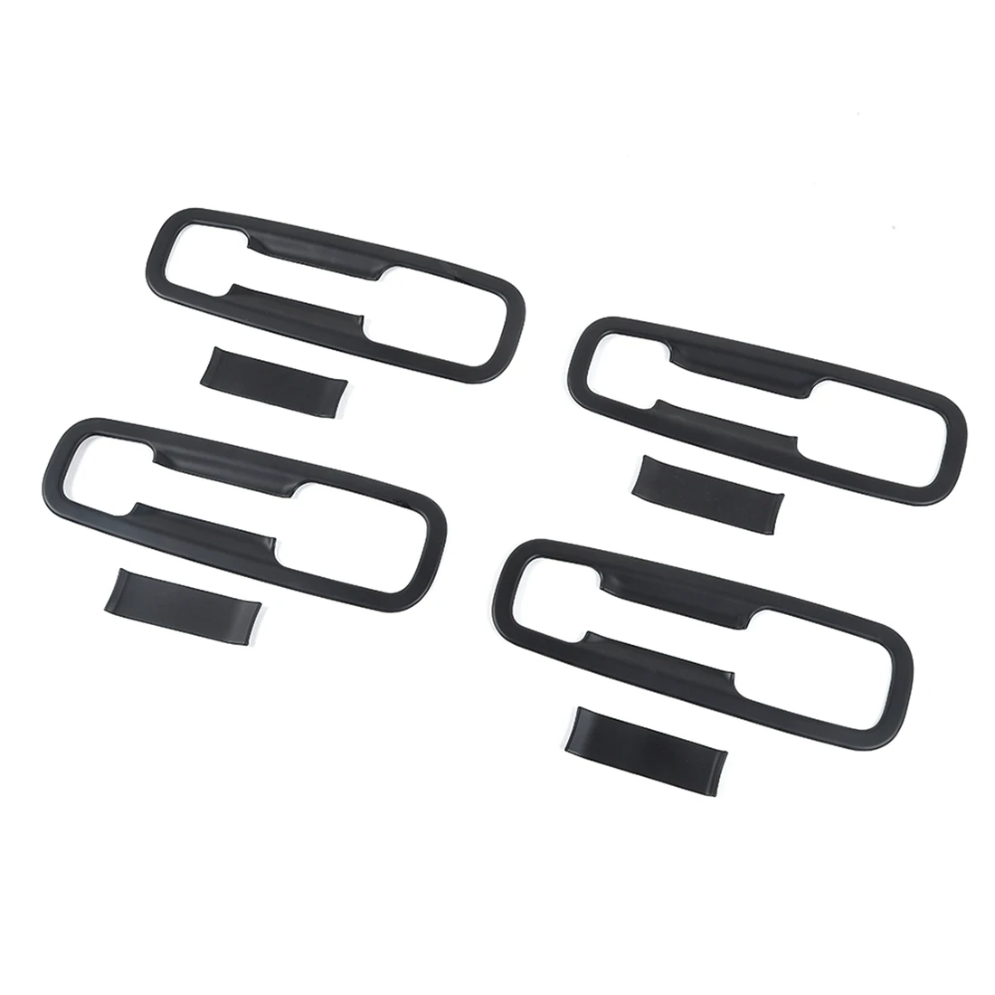 

Декоративная крышка для автомобильной дверной ручки, декоративная крышка для RAM 2018-2022, внешние аксессуары, черный АБС