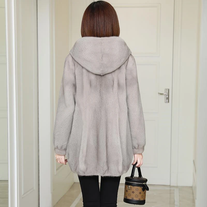 Women's Fluffy Fur Coats Warm Jacket For Winterwear Solid Winter Jacket 2022 New Fashion Faux Fur Furry Coat Mink Fur Teddy Coat