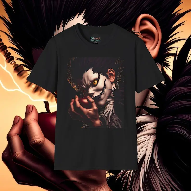 3D-футболка Death Note футболка премиум-качества с рисунком для любителей и