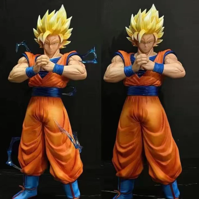 Аниме Dragon Ball Ssj2 Goku Фигурка Сон Гоку Супер Сайян Фигурки 30 5 см Статуя из ПВХ
