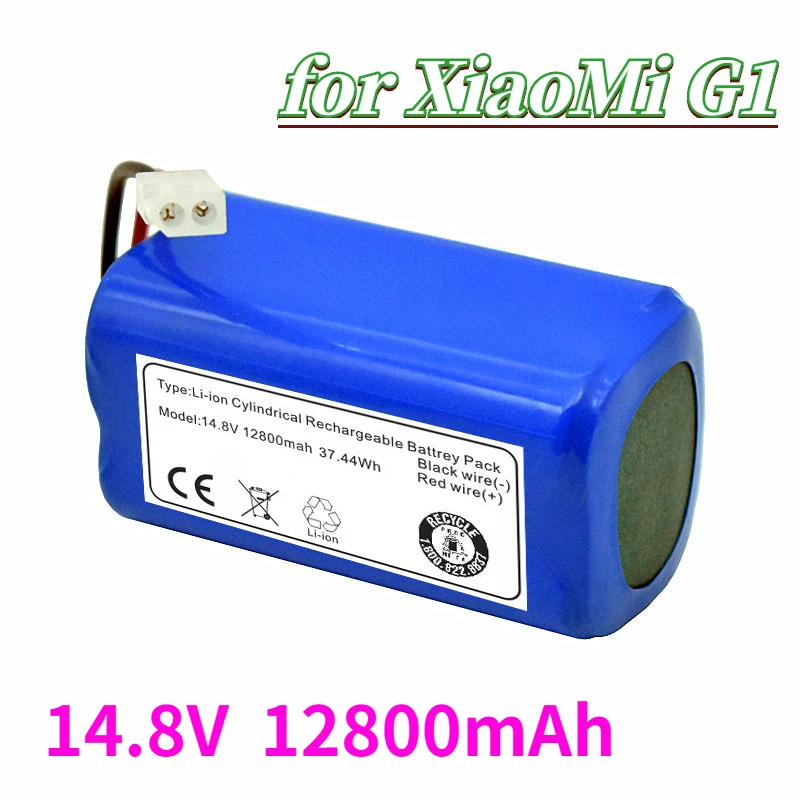 

New 14.8 V 12800mAh Vacuum Battery for.G1, For MC-WRC53, Phicomm X3, FLYCO FC9601, FC9602 5.0