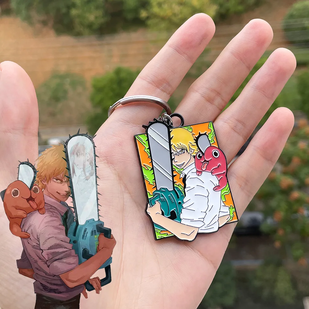 

Аниме бензопила мужской косплей Denji покита Женщины Мужчины мультфильм персонаж металлический брелок Подвеска Аксессуары Реквизит подарки