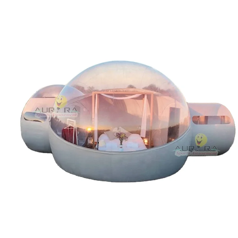 

Transparent clear dome inflatable bubble Tent PVC igloo camping tent