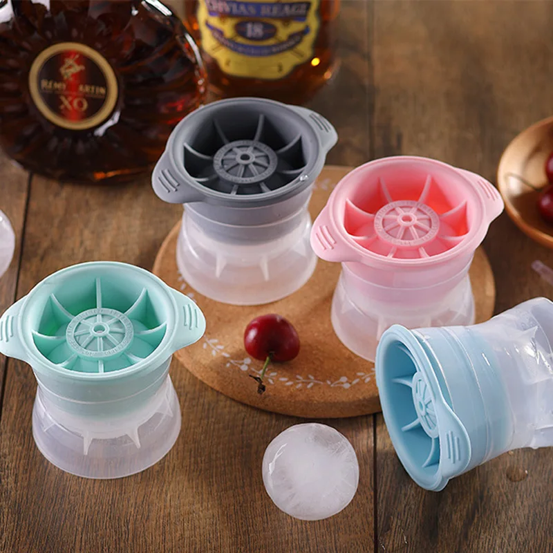 

Круглая силиконовая форма для изготовления кубиков льда для виски