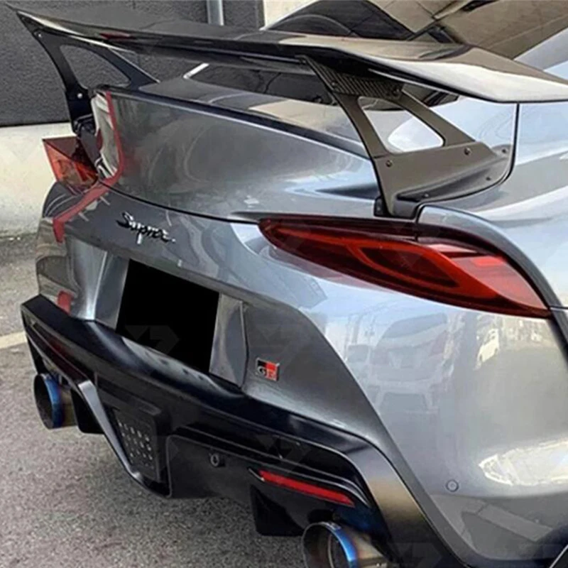Спойлер из настоящего углеродного волокна для Toyota Supra A90 аксессуары багажника