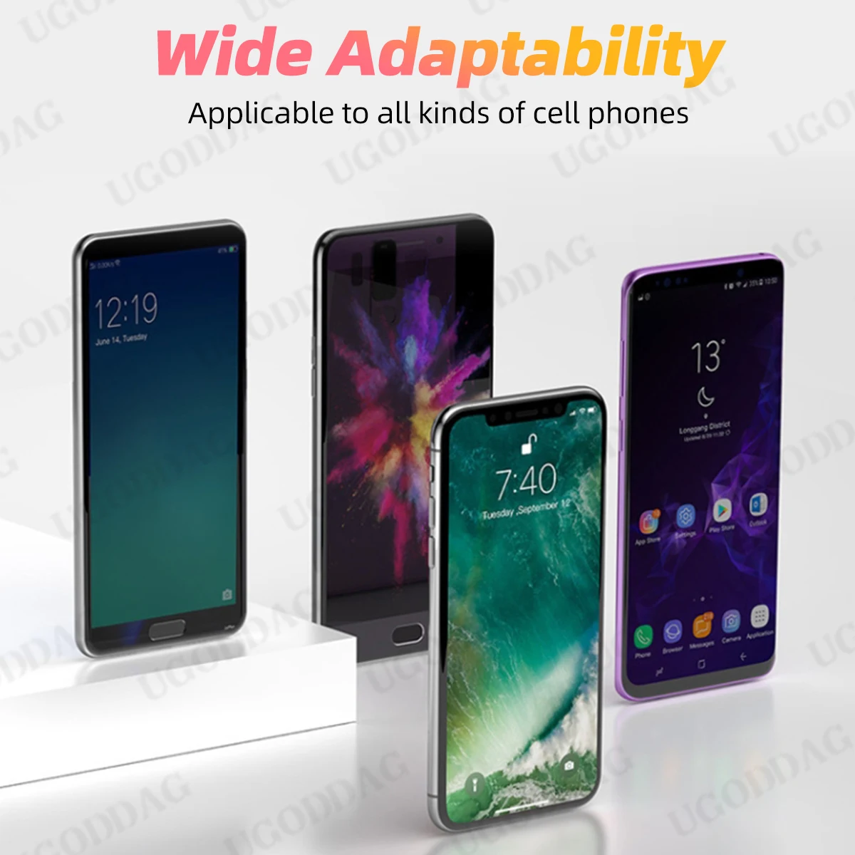 Фото 3 в 1 30 см шнур для быстрой зарядки для iPhone Xiaomi Huawei Micro USB Type C кабель для зарядного устройства с несколькими портами USB несколько USB-кабелей для зарядки №3