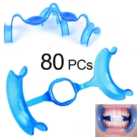 80 pcs dental m type mouth opener cheek retractor teeth whitening dental tools dentist material dentistry instrument