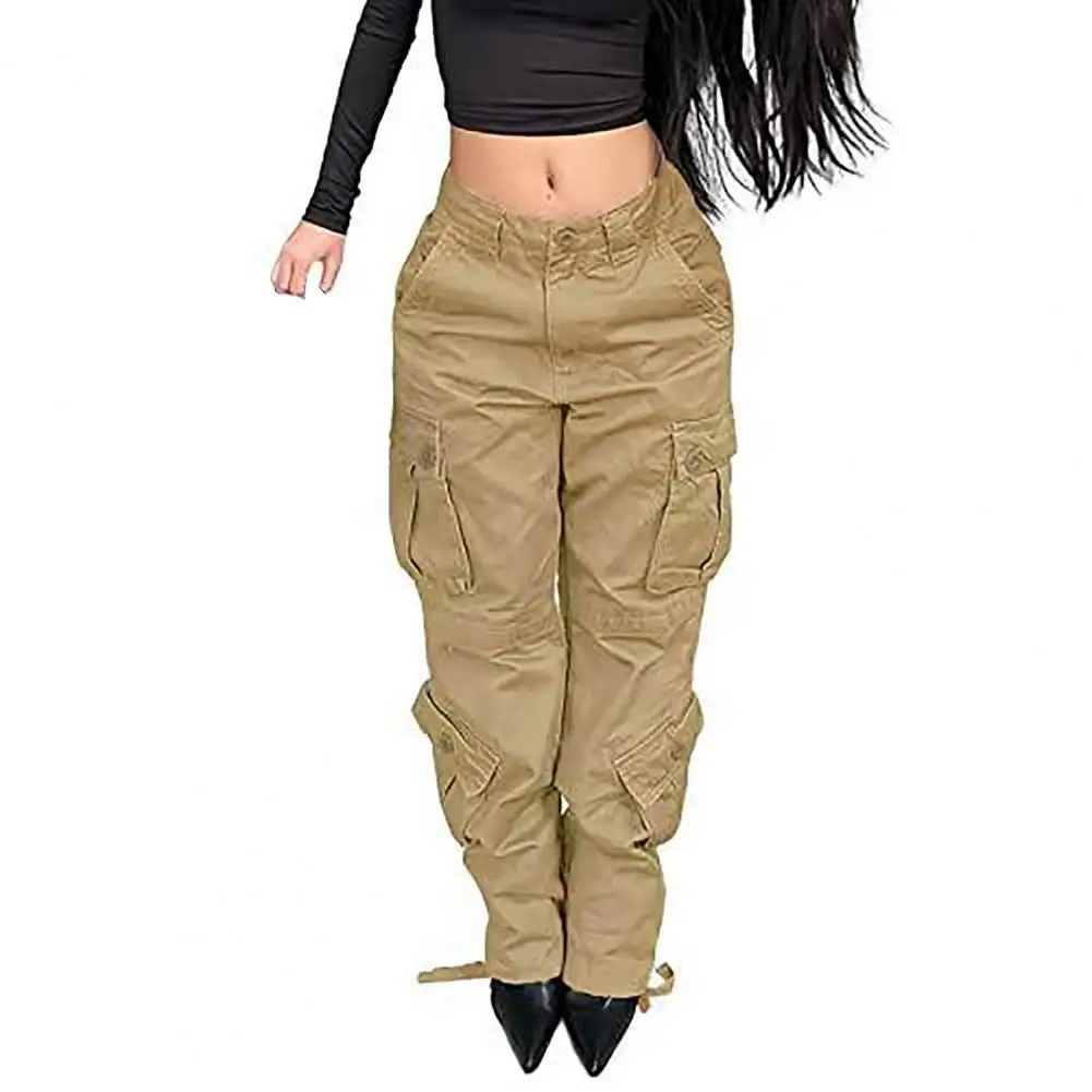 

Chic Women Pure Color Wide Leg Fitness Pants Women Sweatpants Wear Resistant Soft