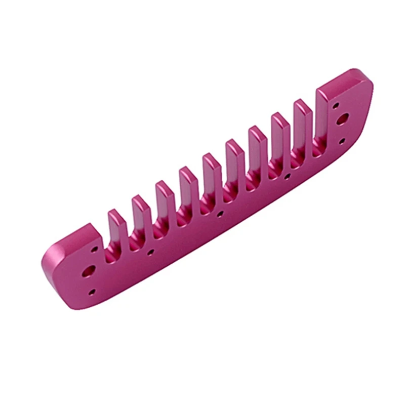 Гармоника из алюминиевого сплава блюз-гребень с 10 отверстиями аксессуары для