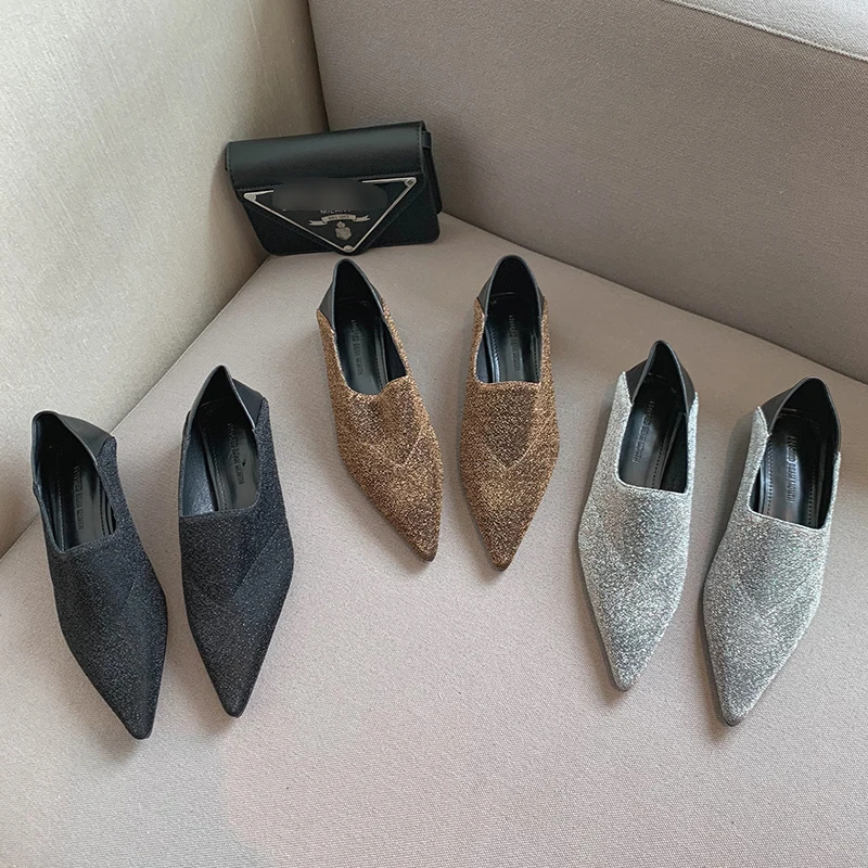 

Сандалии женские с острым носком, босоножки на плоской подошве, Повседневная модная обувь, лето 2022, черные, 2022