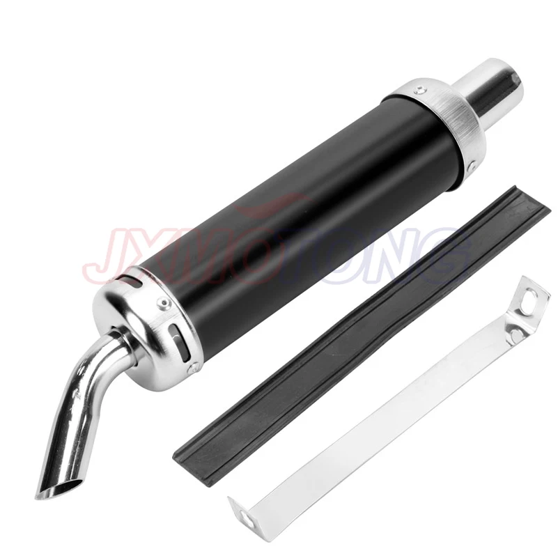 

28 мм впускной универсальный мотоциклетный глушитель, глушитель для ATV, уличный скутер, мотокросс, побег, мото 50cc 125CC